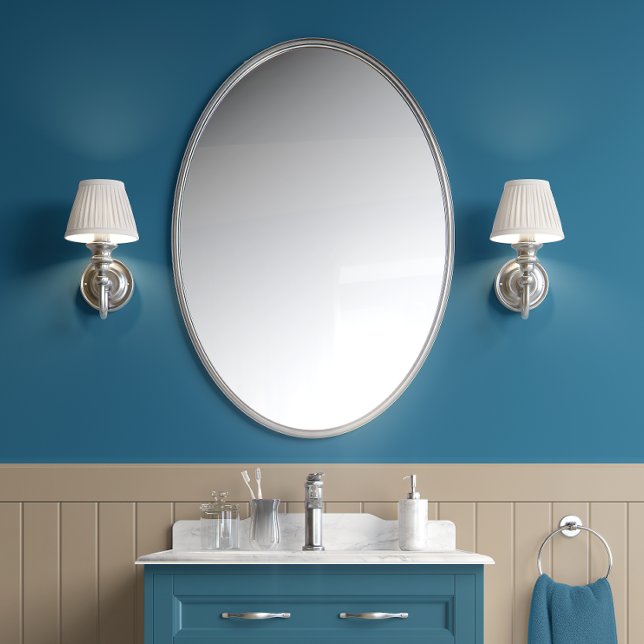 Azure Calm - Deep Blue - Modern Style  Wallpaper (Azure Calm - Deep Blue - Modern Style Peel and Stick Wallpaper)