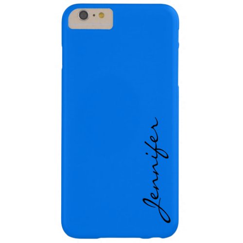 Azure color background barely there iPhone 6 plus case