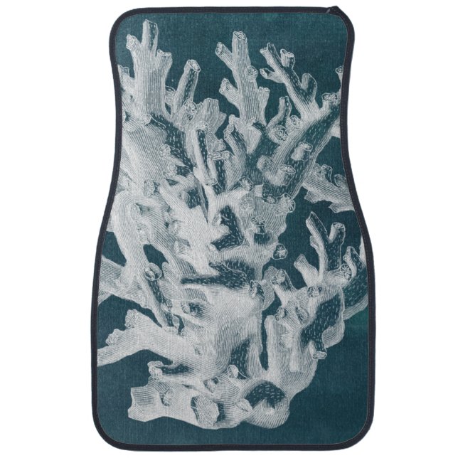 Azure Coral I Car Floor Mat (Front)
