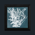 Azure Coral I Keepsake Box<br><div class="desc">Marine Life</div>