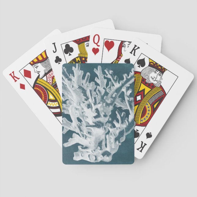 Azure Coral I Poker Cards (Back)