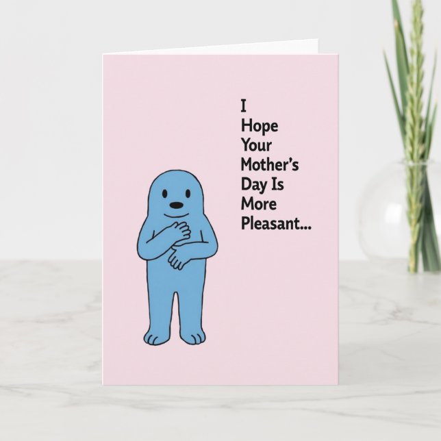 Azure Creature Mothers Day Card (Front)