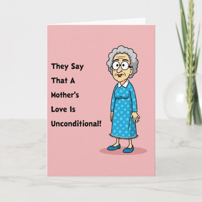 Azure Dress Mothers Love Card (Front)