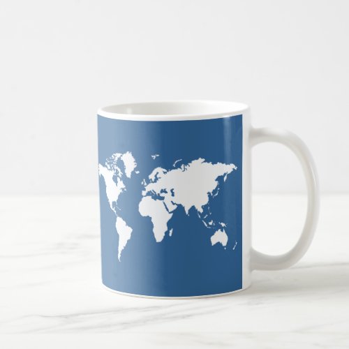 Azure Elegant World Coffee Mug