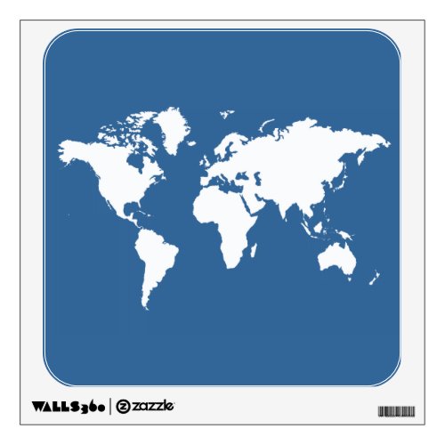 Azure Elegant World Wall Sticker