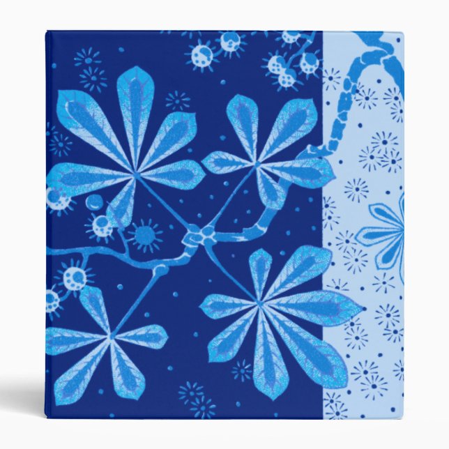 Azure Frost Flower Binder (Front)