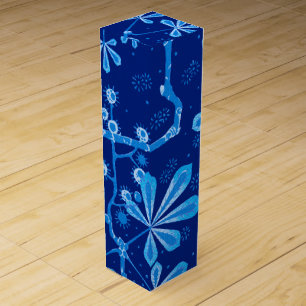 Azure Frost Flower Wine Gift Box