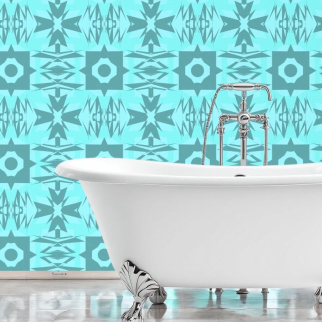  Azure Geometry Wallpaper Wallpaper (Creator Uploaded)