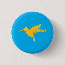 Azure Hummingbird Buttons – Sky-Inspired