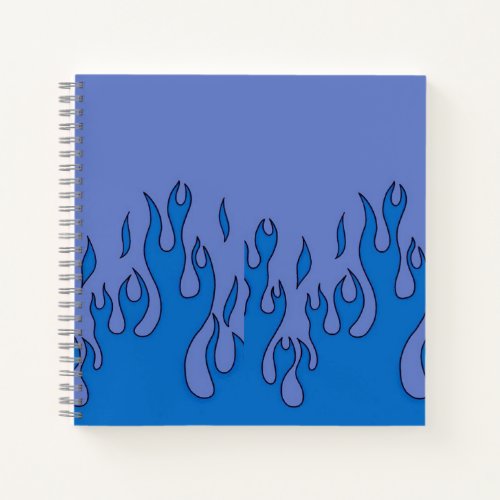  Azure Inferno Blue Flame Notebook Notebook