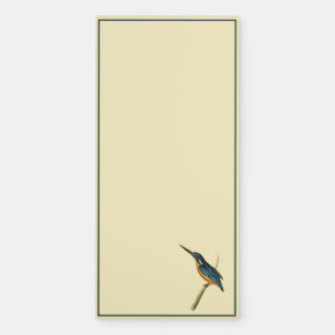 Azure Kingfisher Magnetic Notepad