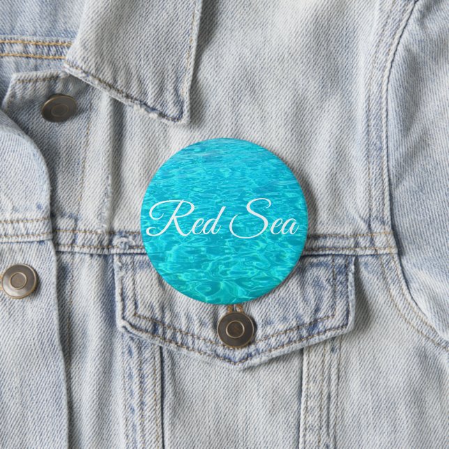 Azure lagoon in Red sea Button (In Situ)