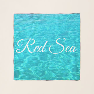 Azure lagoon in Red sea Scarf