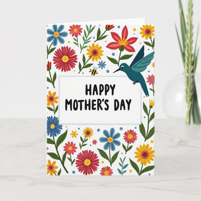 Azure Mothers Day Card (Front)