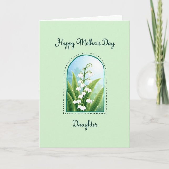 Azure Mothers Day Wish Card (Front)
