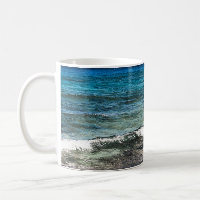 Azure Ocean  Coffee Mug (Left)