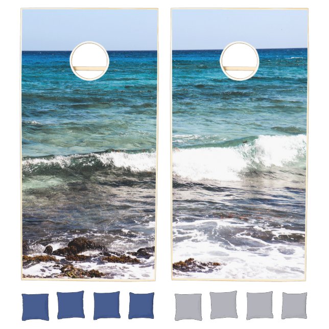 Azure Ocean  Cornhole Set (Set)