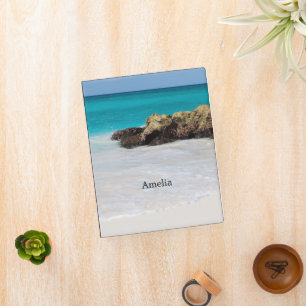 Azure Ocean Sandy Beach Photo Mini Binder