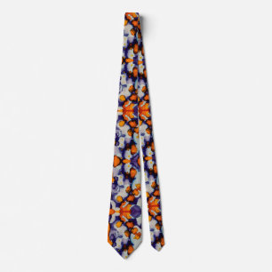 Azure Pumpkin Neck Tie