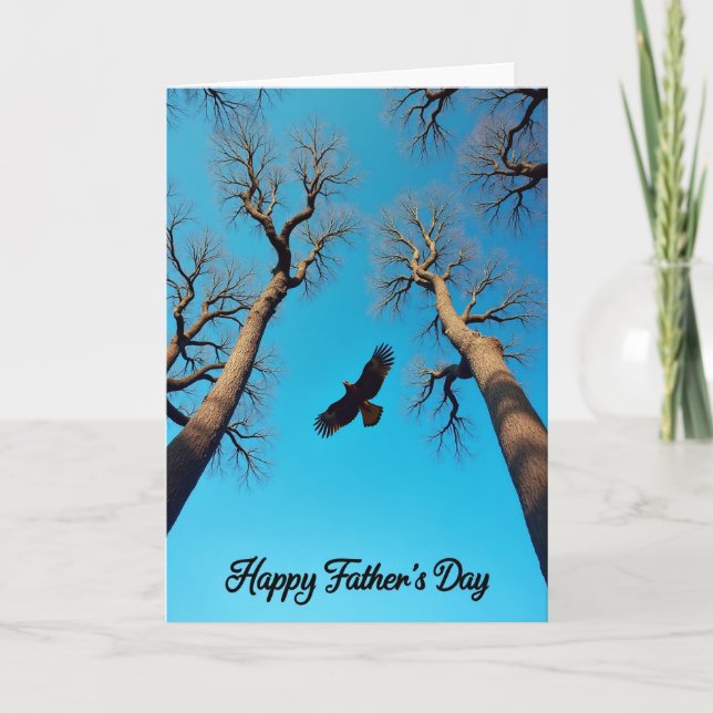 Azure Sky Fathers Day Card (Front)