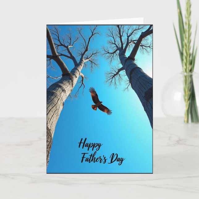 Azure Sky Sweet Fathers Day Card (Front)