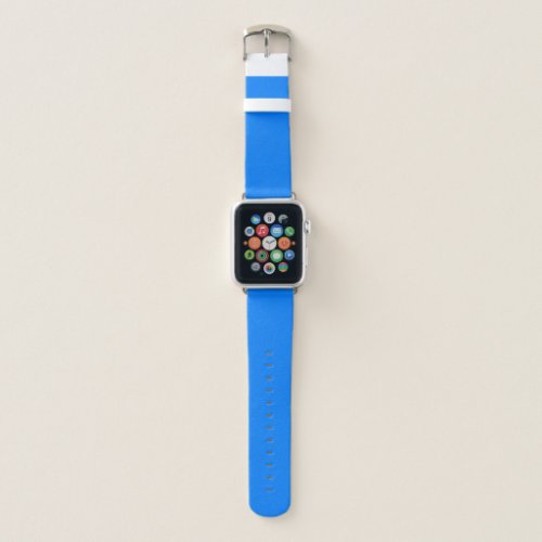 Azure solid color  apple watch band