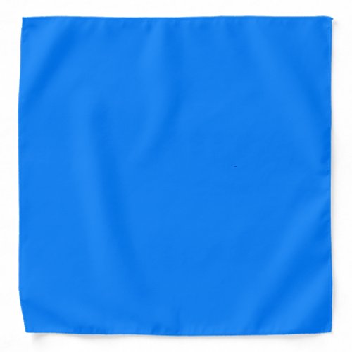 Azure solid color  bandana