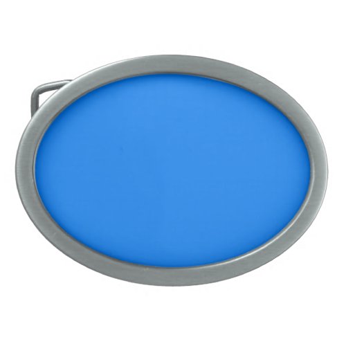 Azure solid color  belt buckle