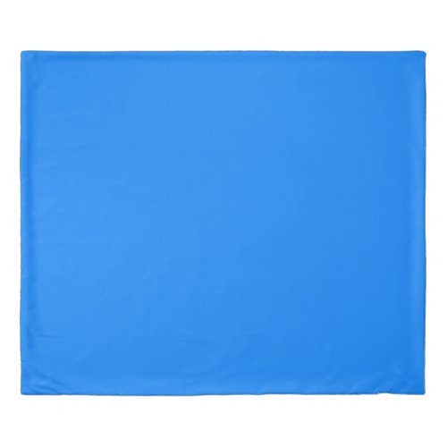 Azure solid color  duvet cover