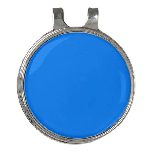 Azure solid color  golf hat clip