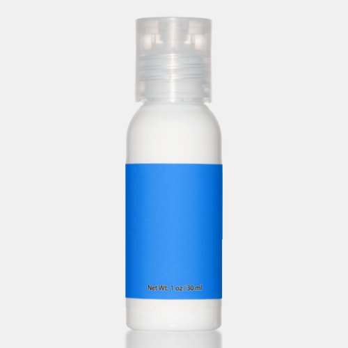 Azure solid color  hand lotion