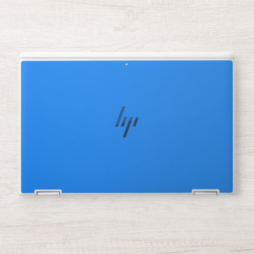 Azure solid color  HP laptop skin