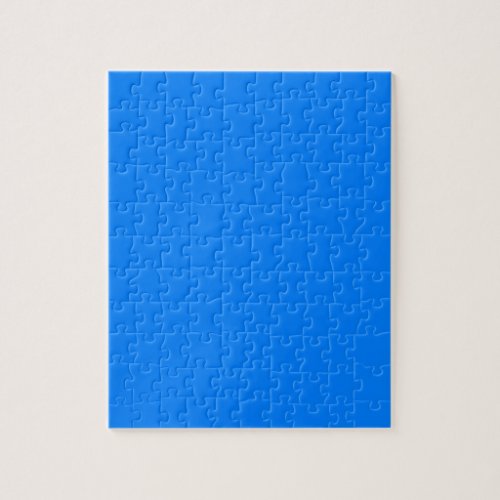 Azure solid color  jigsaw puzzle
