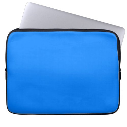 Azure solid color  laptop sleeve