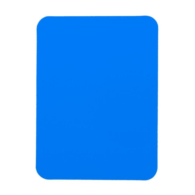 Azure (solid color) magnet (Vertical)