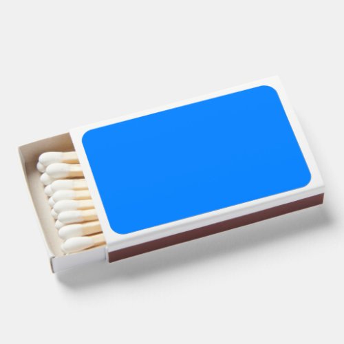 Azure solid color  matchboxes