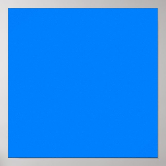 Azure (solid color) poster (Front)