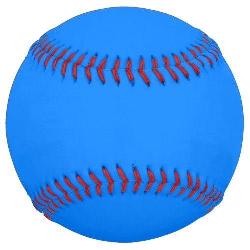 Azure solid color  softball