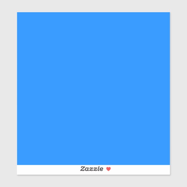 Azure (solid color)  sticker (Sheet)