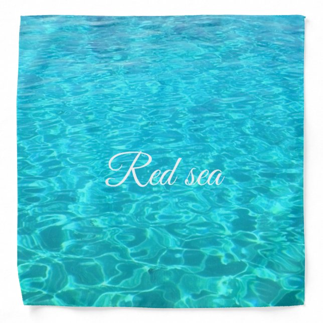 Azure surface of Red sea Bandana (Front)