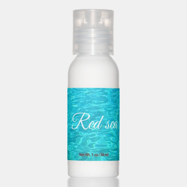Azure surface water   of Red Sea in Egypt Hand Lotion (Front)