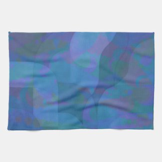 Azure Tides – Oceanic Abstract Geometry