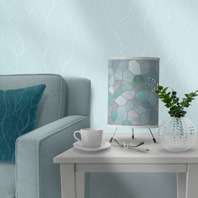 Azure Verdigris Mosaic Tripod Lamp (Creator Uploaded)