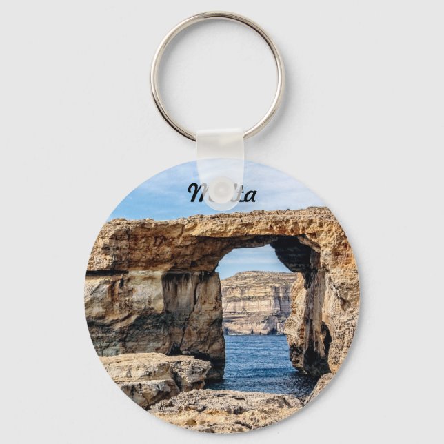 Azure Window in Malta Keychain (Front)