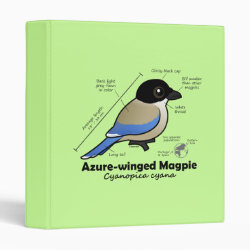 Azure-winged Magpie Statistics Avery Signature Binder 8.5x11