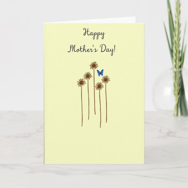 Azure Wings Mothers Day Card (Front)