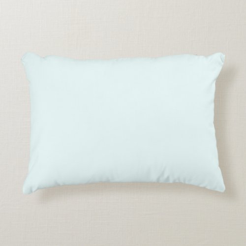 Azure X11web color solid color Accent Pillow