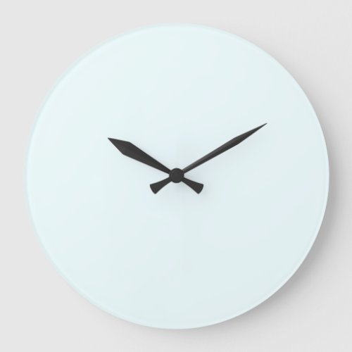Azure X11web color solid color Large Clock