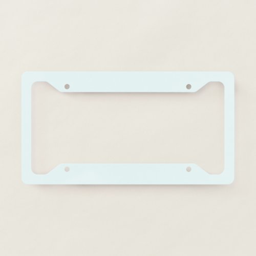 Azure X11web color solid color License Plate Frame