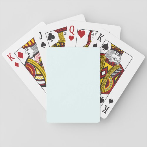 Azure X11web color solid color Poker Cards